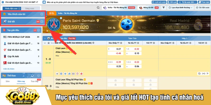 Mục yêu thích của tôi và giá tốt HOT tạo tính cá nhân hoá 